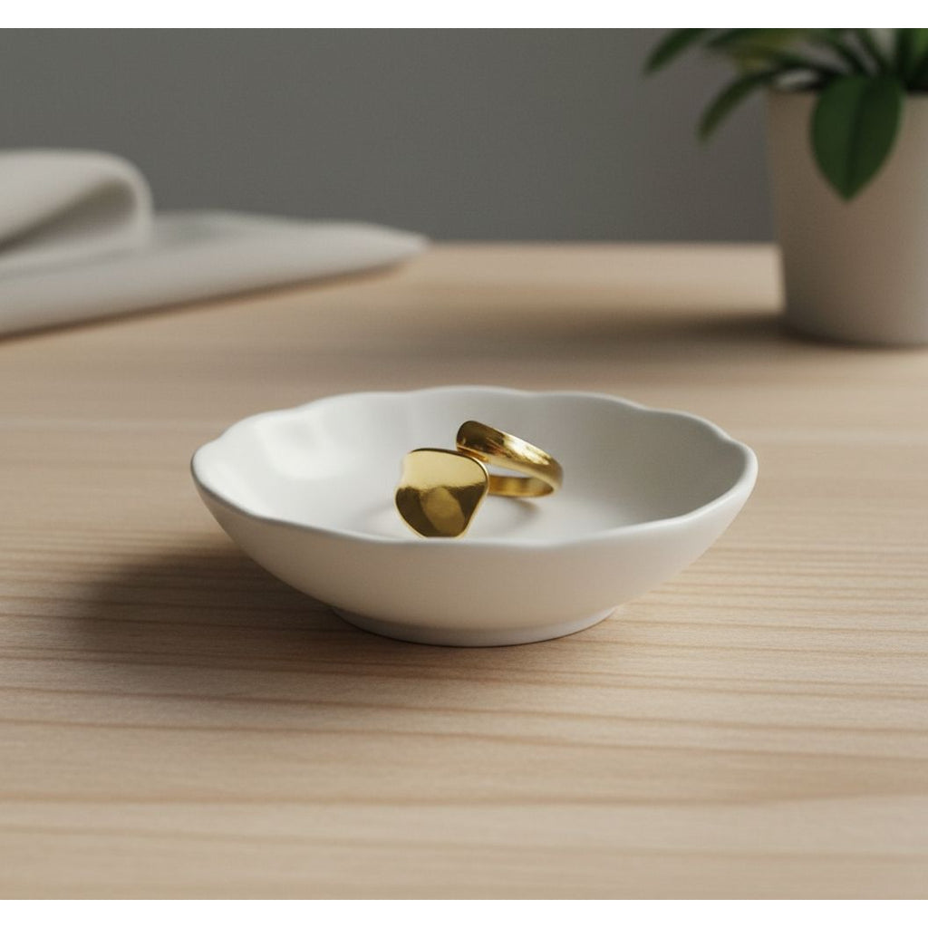 Bague sculpté doré