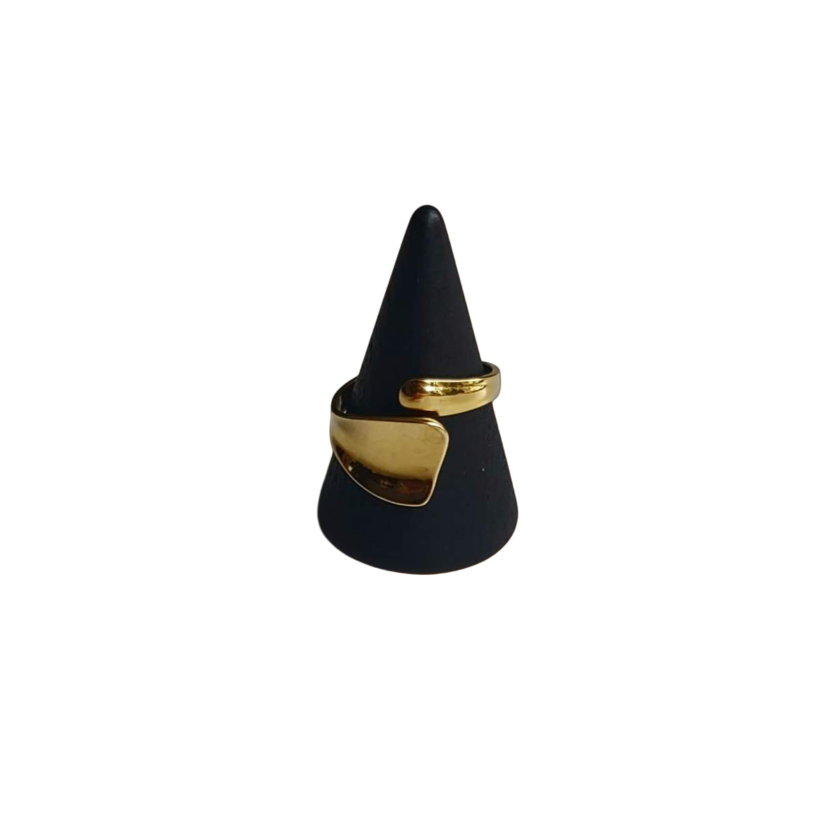Bague sculpté doré